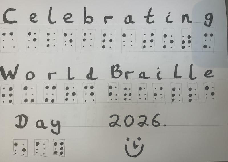 😊Celebrating World Braille Day❤️