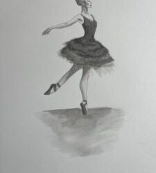 🩰Beautiful Watercolour Ballerinas 🩰